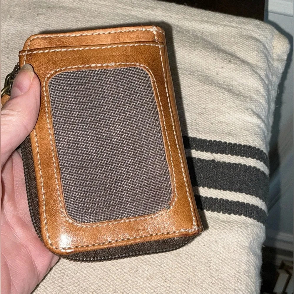 Bed Stu Leather Carrie Zip Wallet Tan Retail $100 - Picture 4 of 12